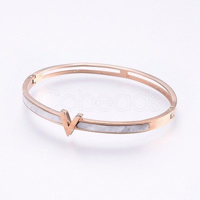 304 Stainless Steel Bangles BJEW-P223-15-1