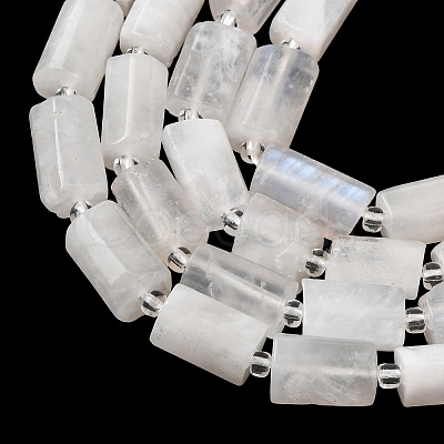 Natural Rainbow Moonstone Beads Strands G-L655-B04-01-1