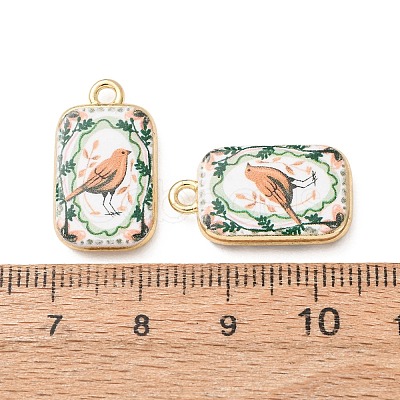 Printed Alloy Pendants AL-CBA7256-16B-G-1