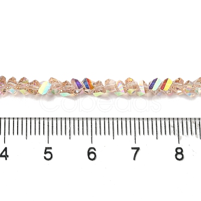 Transparent Glass Beads Strands EGLA-P061-04A-AB02-1