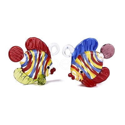 Handmade Lampwork Pendants LA-N048-08-1