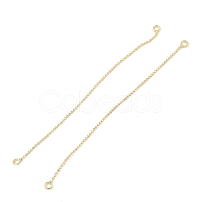 Brass Ends with Chain KK-Q039-14G-1