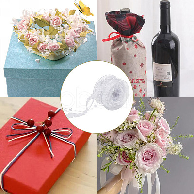 1 Roll Polyester Flower Lace Trims OCOR-HY0001-08A-1