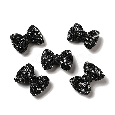 Polymer Clay Rhinestone Beads RGLA-D050-03B-1