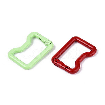 Spray Painted Spring Gate Rings PALLOY-T090-84-1