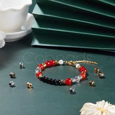 Tibetan Style Alloy Beads PALLOY-FH0001-09-NR-1