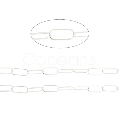 Tarnish Resistant 304 Stainless Steel Cable Chain STAS-B020-02P-1