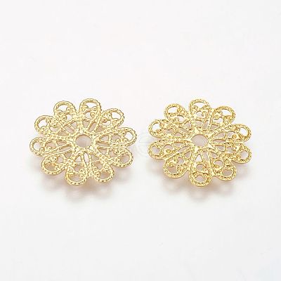 Brass Vintage Filigree Findings LS-KK-B554-G-1