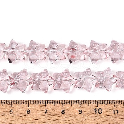 Baking Paint Glass Beads Strands DGLA-N017-01D-1