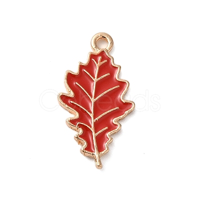 Thanksgiving Day Theme Alloy Enamel Pendants ENAM-M002-03G-09-1