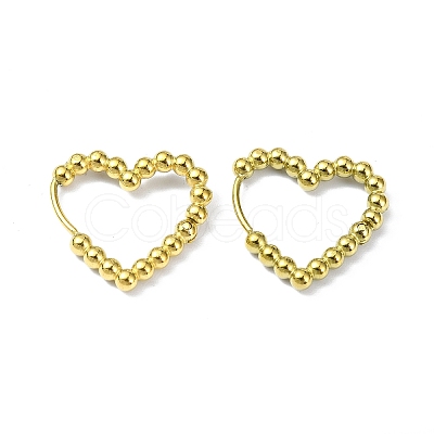 Ion Plating(IP) Real 18K Gold Plated 316 Stainless Steel Hoop Earrings EJEW-L267-005G-02-1