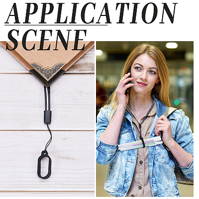 DIY Anti-lost Electronic Stylus & Lighter Pendant Necklace Making Kit AJEW-GF0007-87-1