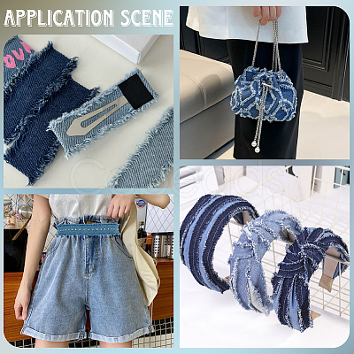 4Pcs 4 Colors Cotton Ribbon OCOR-CY0003-77-1