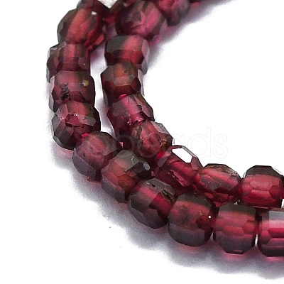 Grade A Natural Garnet Beads Strands G-P457-B01-39-1