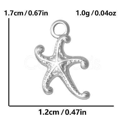 304 Stainless Steel Pendants PW-WGE3DB0-01-1