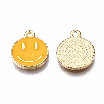 Alloy Enamel Charms ENAM-S121-165C-RS-1