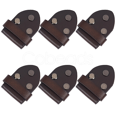 6Pcs Cowhide Leather Loop Keepers FIND-GF0009-19A-1
