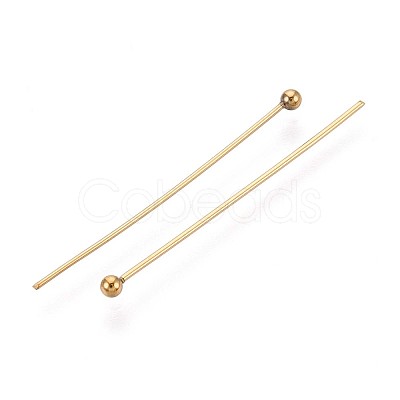 304 Stainless Steel Head Pins STAS-T065-30mm-20G-1