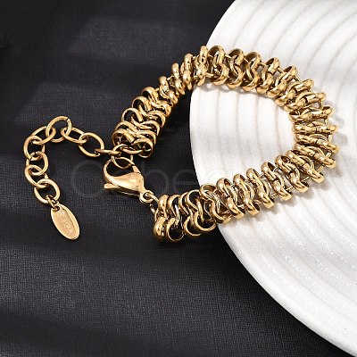 12MM 316L Surgical Stainless Steel Link Chain Bracelets SA-CBAB122-04G-1