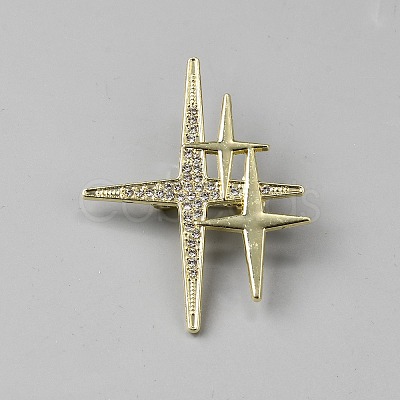 Alloy Rhinestone Lapel Pin Brooches for Backpack Clothes JEWB-WH0051-013G-1
