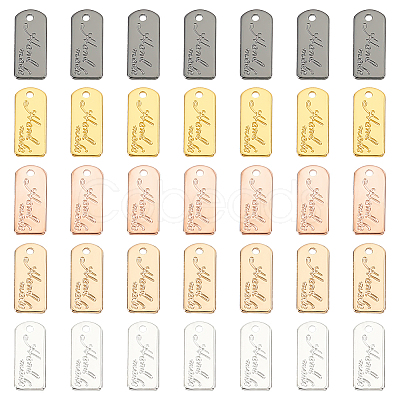50Pcs 5 Colors Alloy Charms FIND-WR0011-36-1