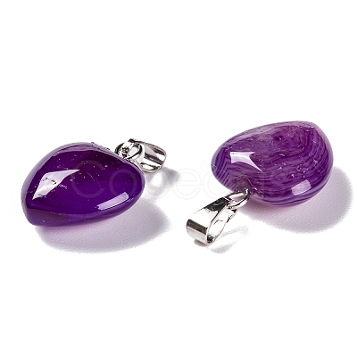 Natural Agate Pendants G-I311-A01-1