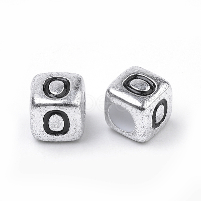 Plated Acrylic Beads X1-PB43C9308-O-1
