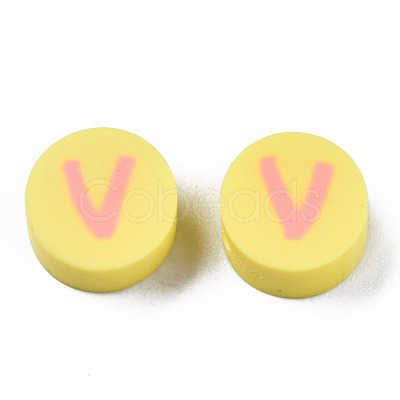 Handmade Polymer Clay Beads CLAY-N011-031V-1