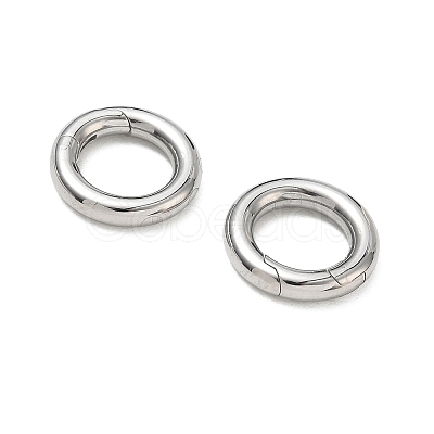 Tarnish Resistant 304 Stainless Steel Spring Gate Rings STAS-D070-01P-1