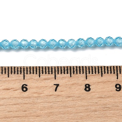 Cubic Zirconia Beads Strands G-G792-47-13B-1
