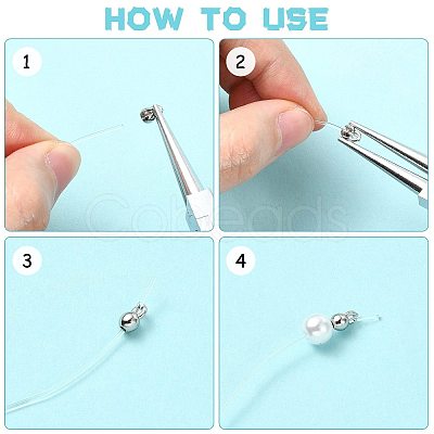 20Pcs Brass Bead Tips KK-FS0002-18P-1