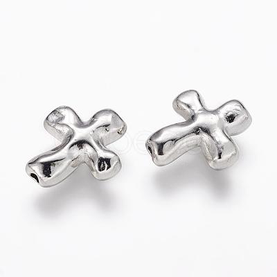 Tibetan Style Alloy Beads PALLOY-A018-N-NR-1