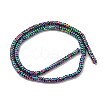 Electroplated Synthetic Non-magnetic Hematite Beads Strands G-K361-A06-02-1