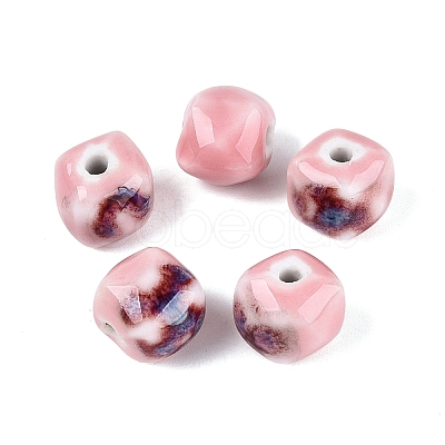 Vintage Handmade Porcelain Beads PORC-N013-18-17-1