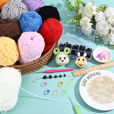 12 Skeins 12 Colors Chenille Yarns YCOR-PH0001-01-1