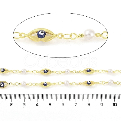 Enamel Lip Link Chains CHC-C006-02G-02-1-1