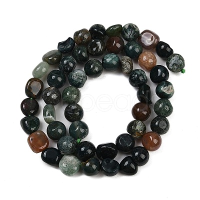Natural Indian Agate Beads Strands G-Q060-E08-01-1