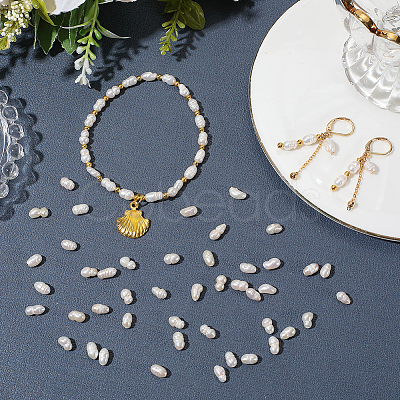 2 Strands Grade A Natural Cultured Freshwater Pearl Strands PEAR-LT0001-13-1