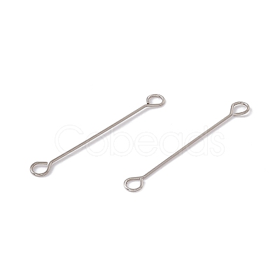 Non-Tarnish 304 Stainless Steel Connector Charms STAS-G291-03C-P-1