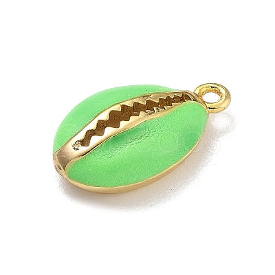 Rack Plating Brass Enamel Pendants KK-G515-19G-05-1