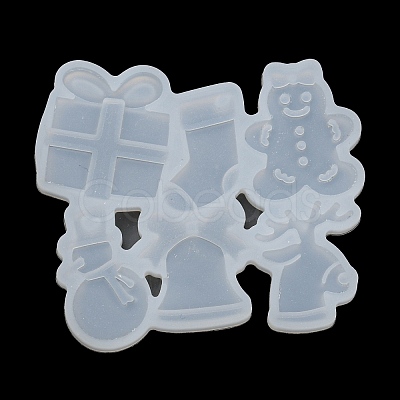 Christmas Bell/Sock/Reindeer DIY Silicone Pendant Molds SIMO-H012-03-1