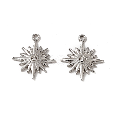 201 Stainless Steel Pendants STAS-J401-VC582-1