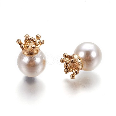 Alloy Bead Cap Pendant Bails X-PALLOY-F247-01LG-1