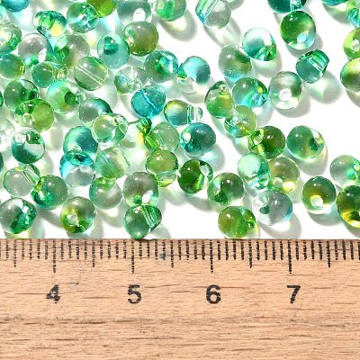 Transparent Baking Paint Glass Seed Beads SEED-P006-02B-16-1