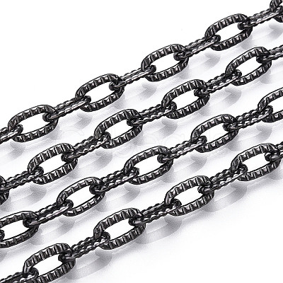 Aluminium Textured Cable Chains CHA-T001-38B-1