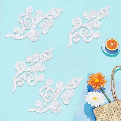 5Pairs Embroidery Thread Clothing Patches PATC-GF0001-97A-1