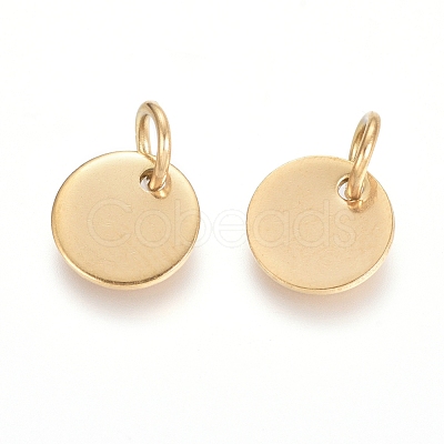 Ion Plating(IP) 304 Stainless Steel Charms STAS-I124-01C-G-1