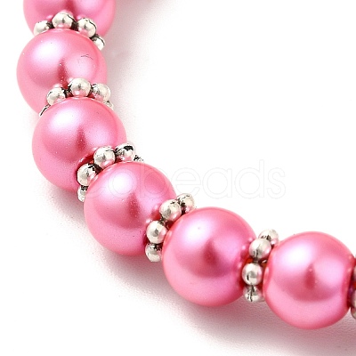 Lovely Wedding Dress Angel Bracelets for Kids BJEW-JB00727-07-1