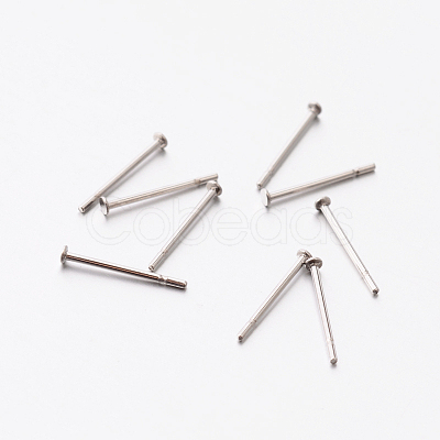 Tarnish Resistant 304 Stainless Steel Stud Earring Findings STAS-E074-12-1