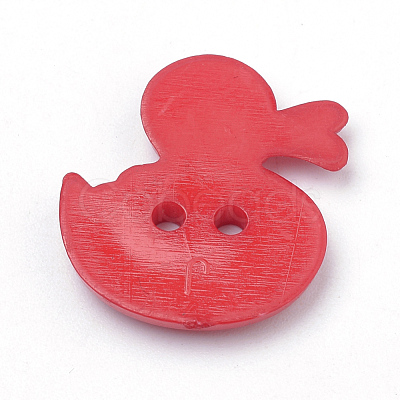 2-Hole Acrylic Buttons BUTT-Q037-10-1